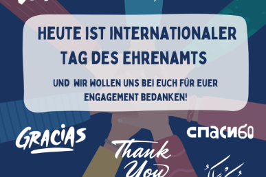 Internationaler Tag des Ehrenamtes 05.12.