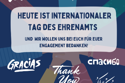 Internationaler Tag des Ehrenamtes 05.12.
