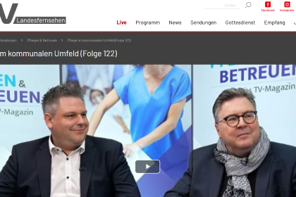 Sendung Pflegen&Betreuen l-tv 10.05.2026